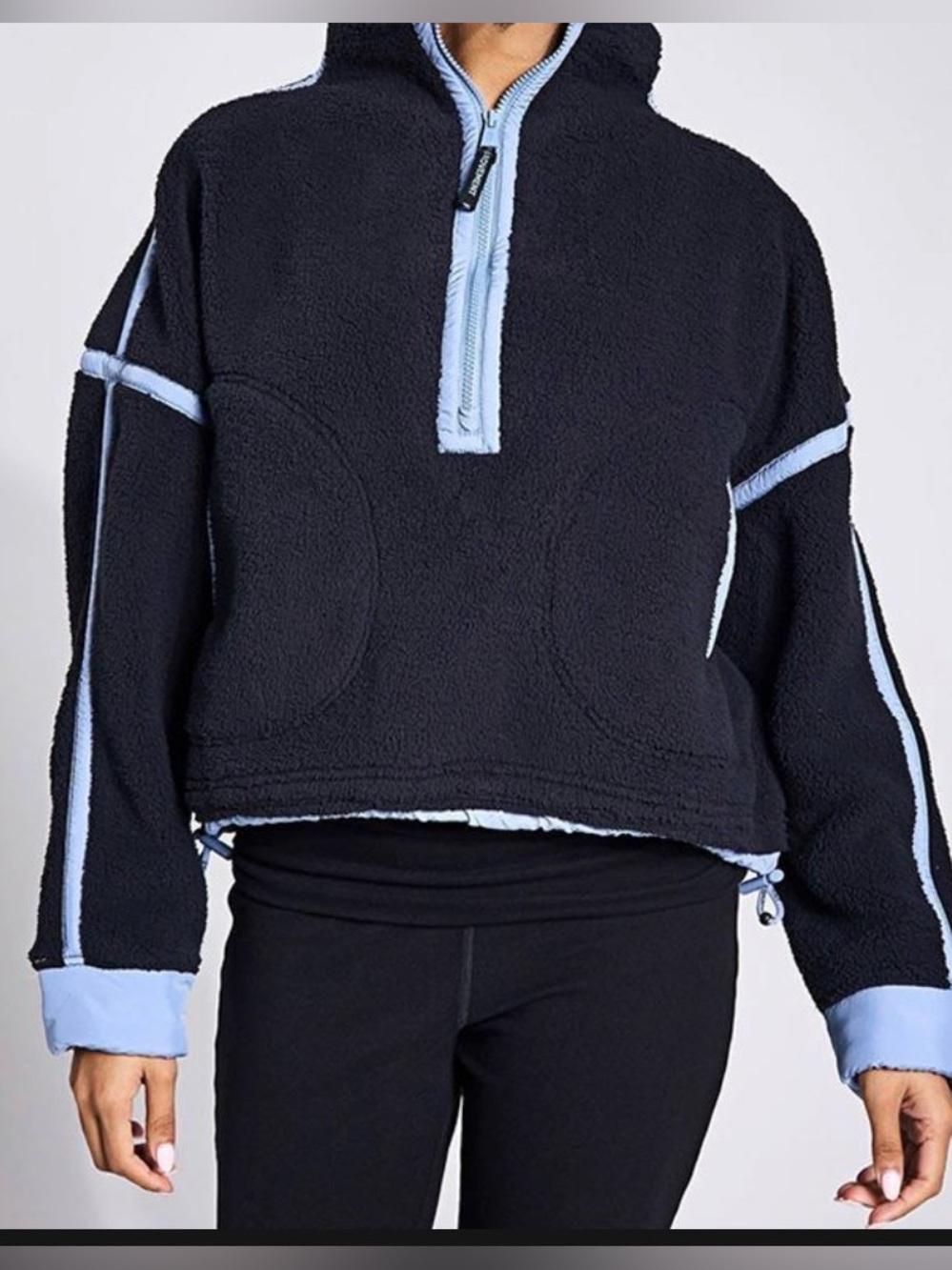 Free People Mile High Half-Zip Fleece Jacket